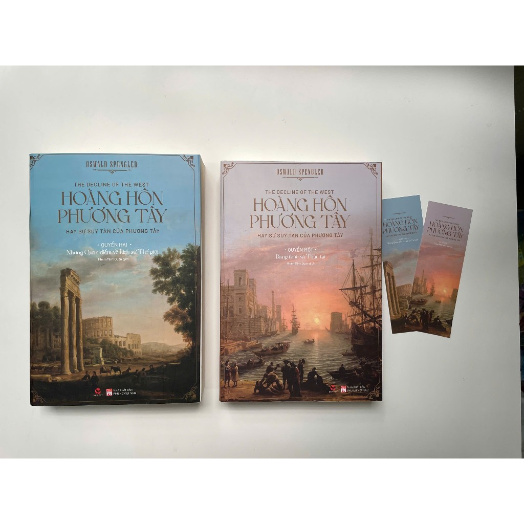 Sách – (Combo 2 tập) Hoàng Hôn Phương Tây - Oswald Spengler - Bách Việt