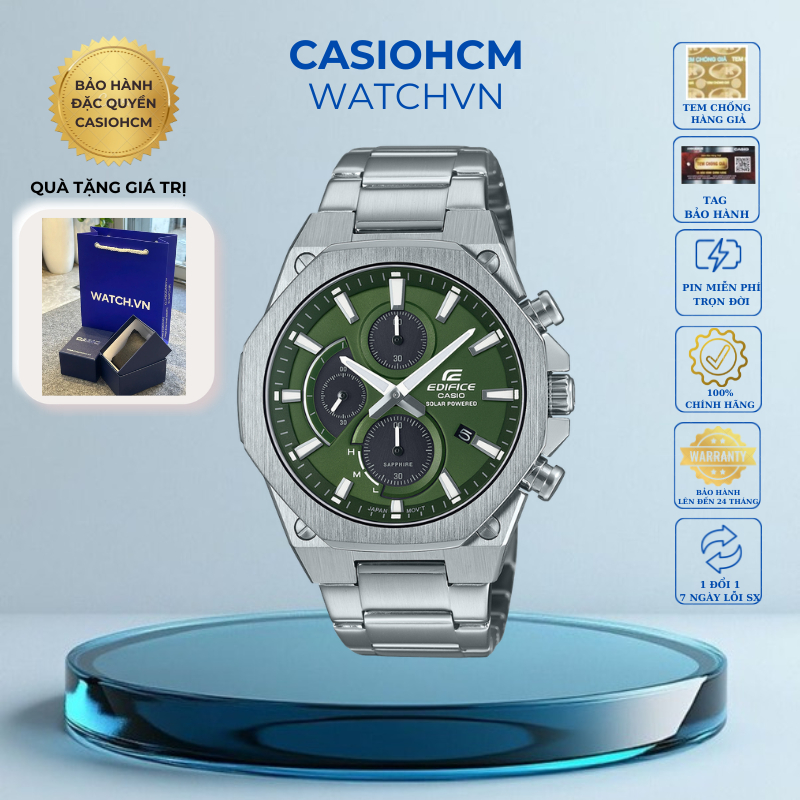ĐỒNG HỒ NAM CASIO EDIFICE EFS-S570D-3A CHÍNH HÃNG - KÍNH SAPPHIRE CHỐNG NƯỚC 100M THỂ THAO CAO CẤP