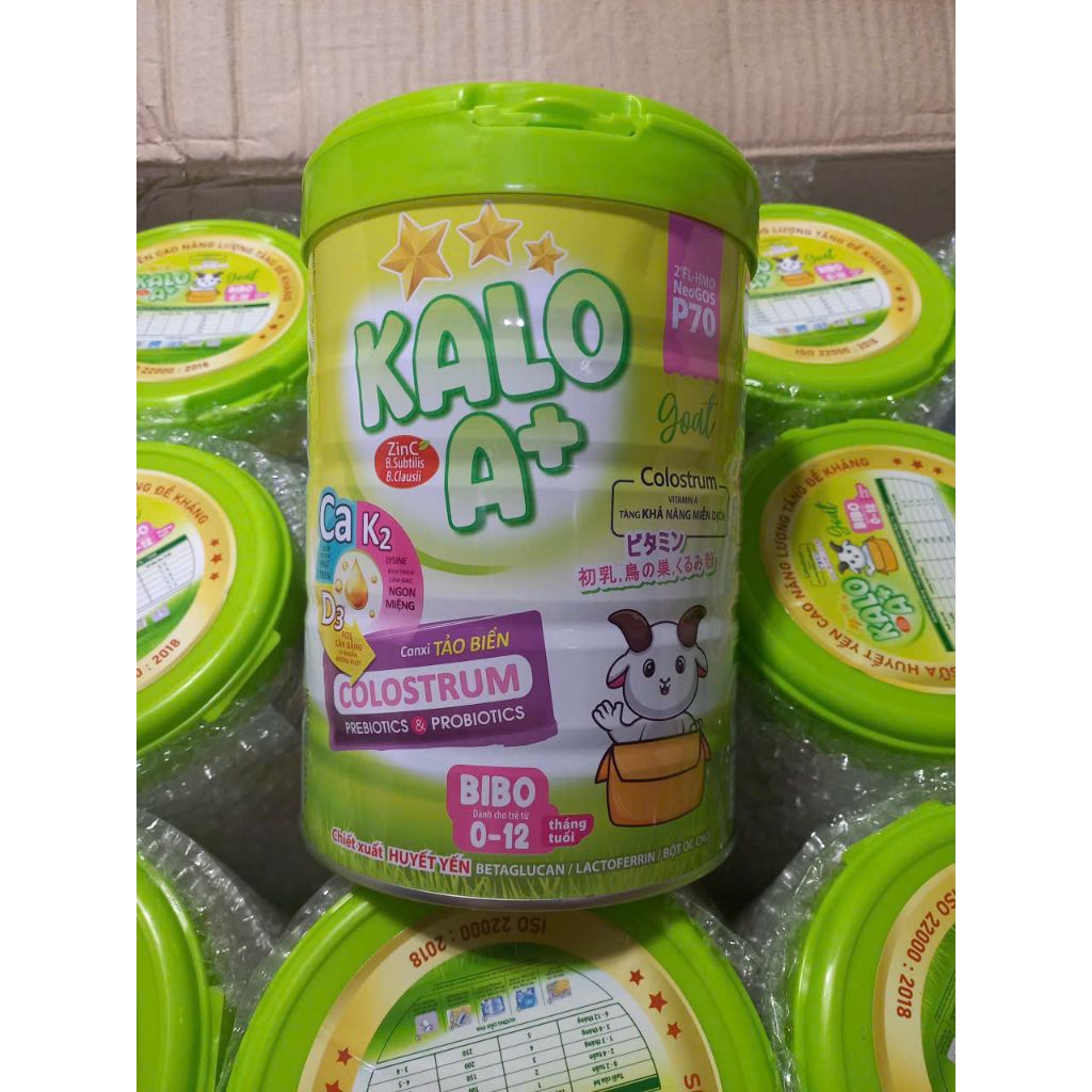 (Hạn SD 22/4/26) Sữa dê KALO A+ 0-12 tháng, hộp 400g, 900g