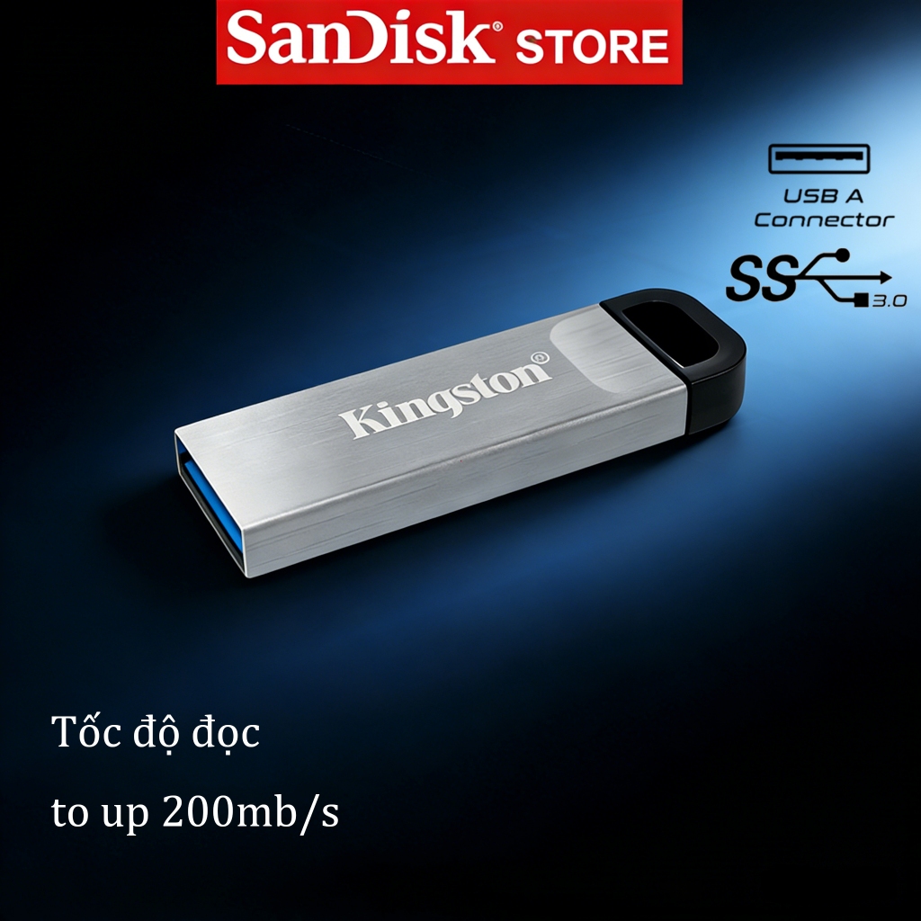 Kingston DataTraveler Kyson USB Flash Drive USB 3.2 Pendrive DTKN (128GB/256GB/512GB/1TB)