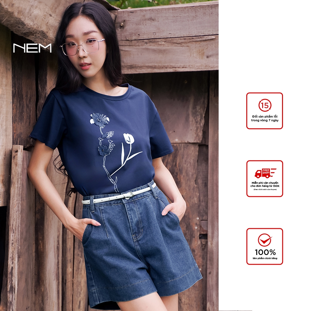 [Chính hãng } Áo phông  nữ thiết kế NEM Fashion TS60142