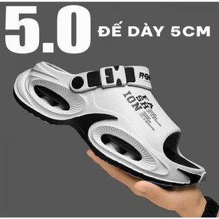 Dép Nam Tăng Chiều Cao 5cm Cao Cấp, Chất Liệu EVA Siêu Nhẹ, Chống Thấm Nước Đi êm Ái Dễ Chịu Không Trơn Trượt