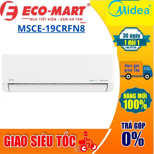 MSCE-19CRFN8 Điều hòa Midea 1 chiều 18000Btu Inverter MSCE-19CRFN8(I/O), máy lạnh 2hp
