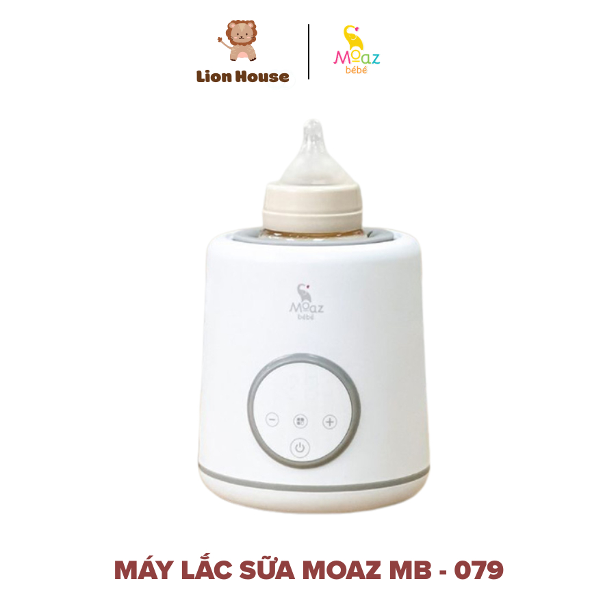 Máy lắc bình sữa và giữ ấm sữa thông minh MB079 Moaz BéBé