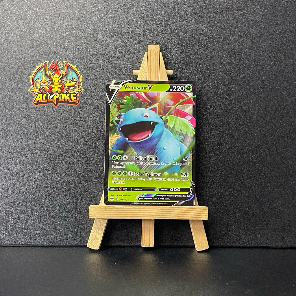 [ AllPoke ] Thẻ Bài Pokemon TCG,Venusaur V 001/073 -M-NM