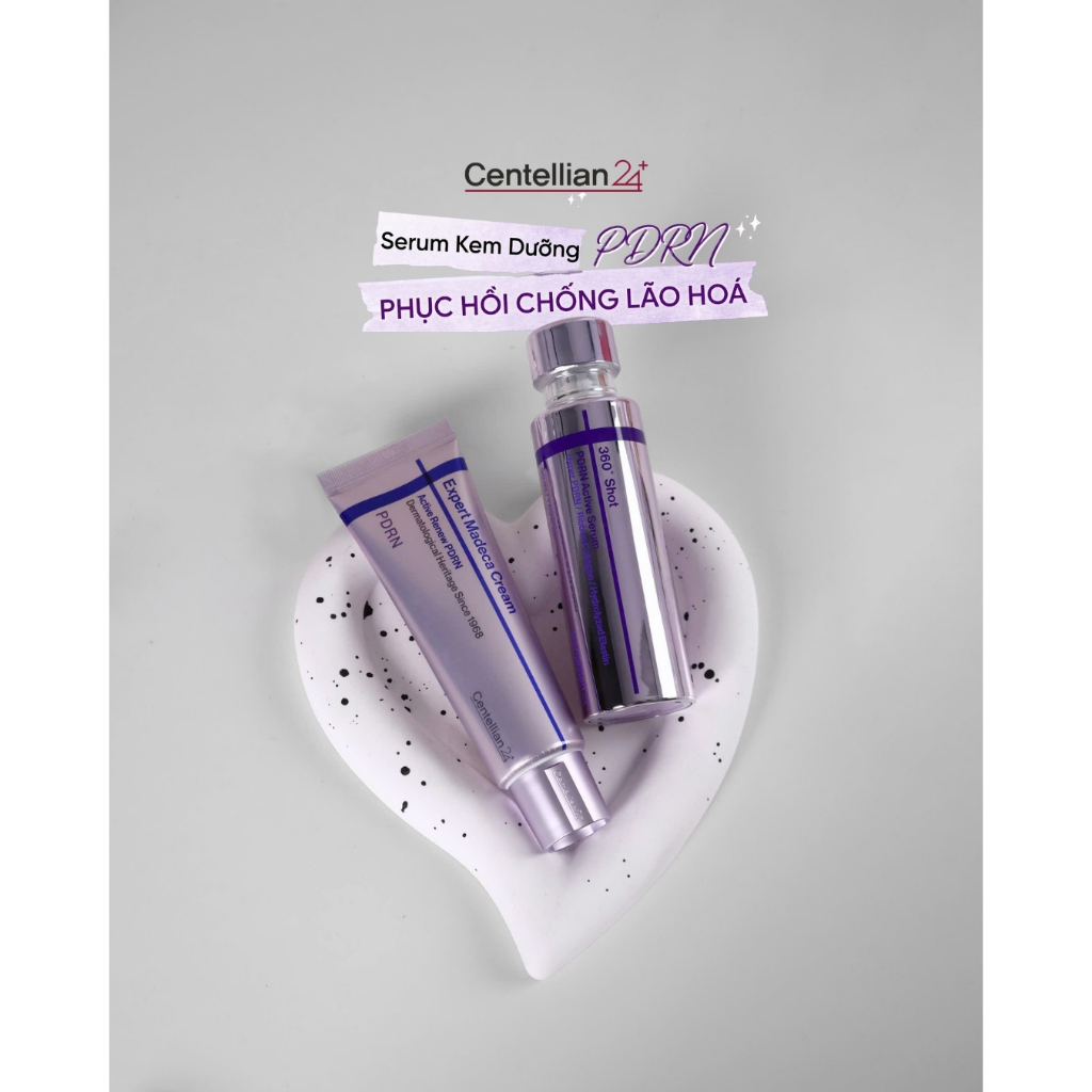 Serum & kem dưỡng ẩm căng bóng chống lão hoá CENTELLIAN24 360º Shot PDRN Active Serum & Expert Madec