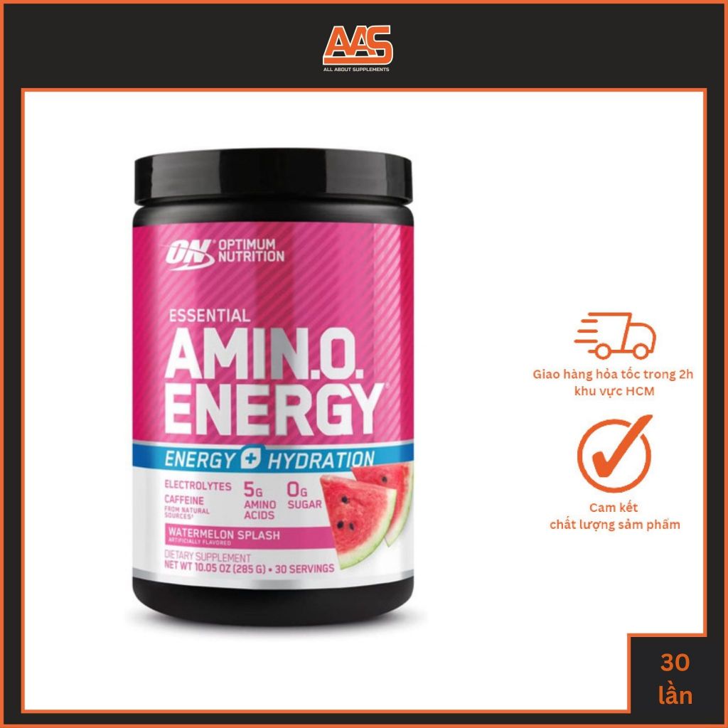 Bột Optimum Nutrition Essential Amino Enery 30 lần dùng