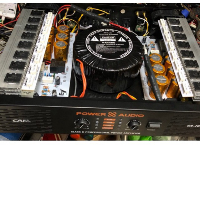 Cục Đẩy 2 Kênh Công Suất Lớn CAF CA16. 24 Sò. 24000W