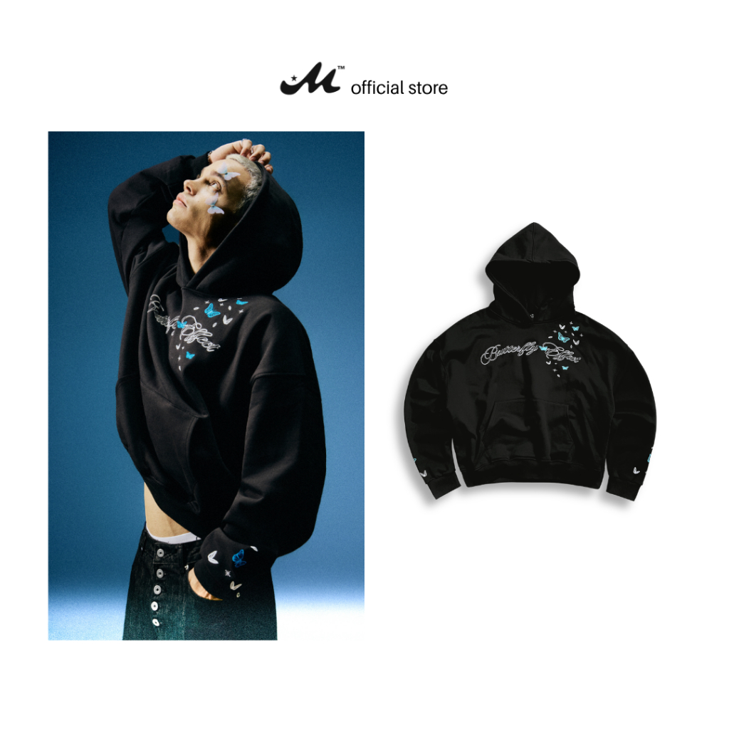 Áo Hoodie Local Brand MUZIK CLOTHING | BUTTERFLY EFFECT – Form Boxy, Cotton Nỉ Bông 420gsm | HD-BE