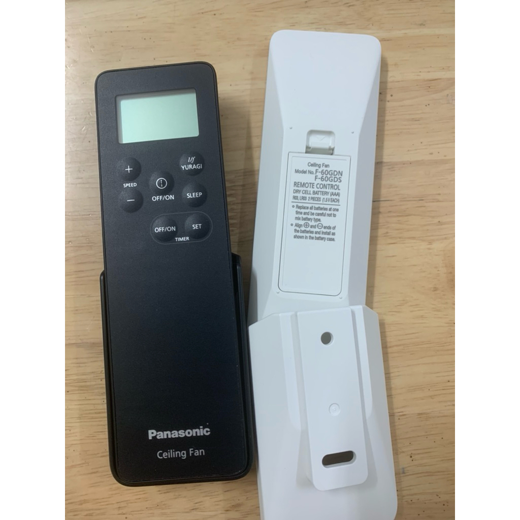 Remote điều khiển quạt trần Panasonic (model F-60GDN , F-60GDS) + có gắn tường + kèm pin