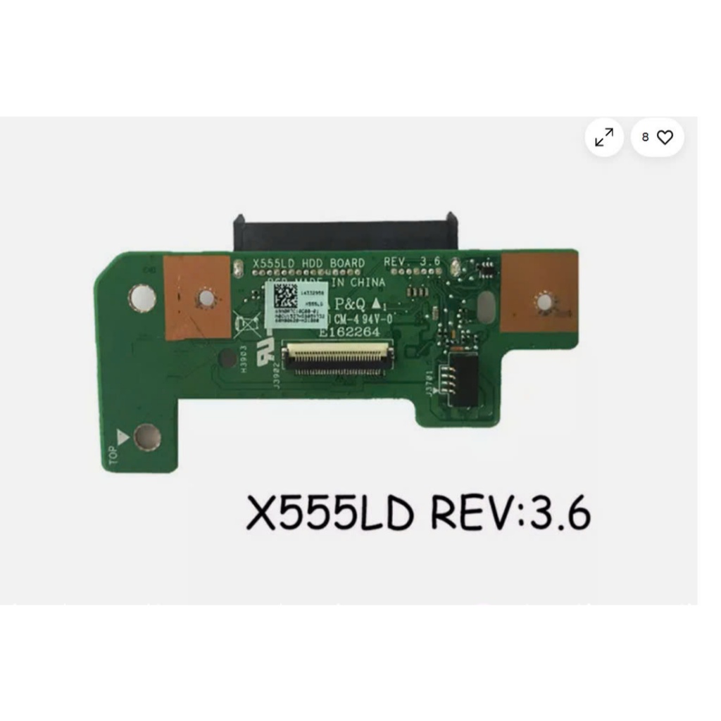 Thay bo ổ cứng ASUS X555L X555LD X555LJ X555LP K555L ver 3.6  HDD Board HDD Board Hard Drive Board