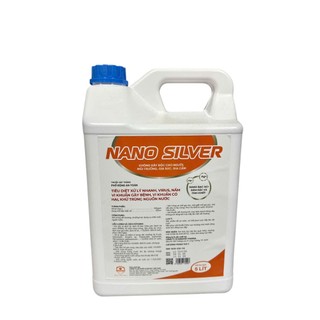 DUNG DỊCH SÁT TRÙNG NANO SILVER  1000ppm CAN 5 LIT AN TOÀN, HIỆU QUẢ, TIỆN LỢI