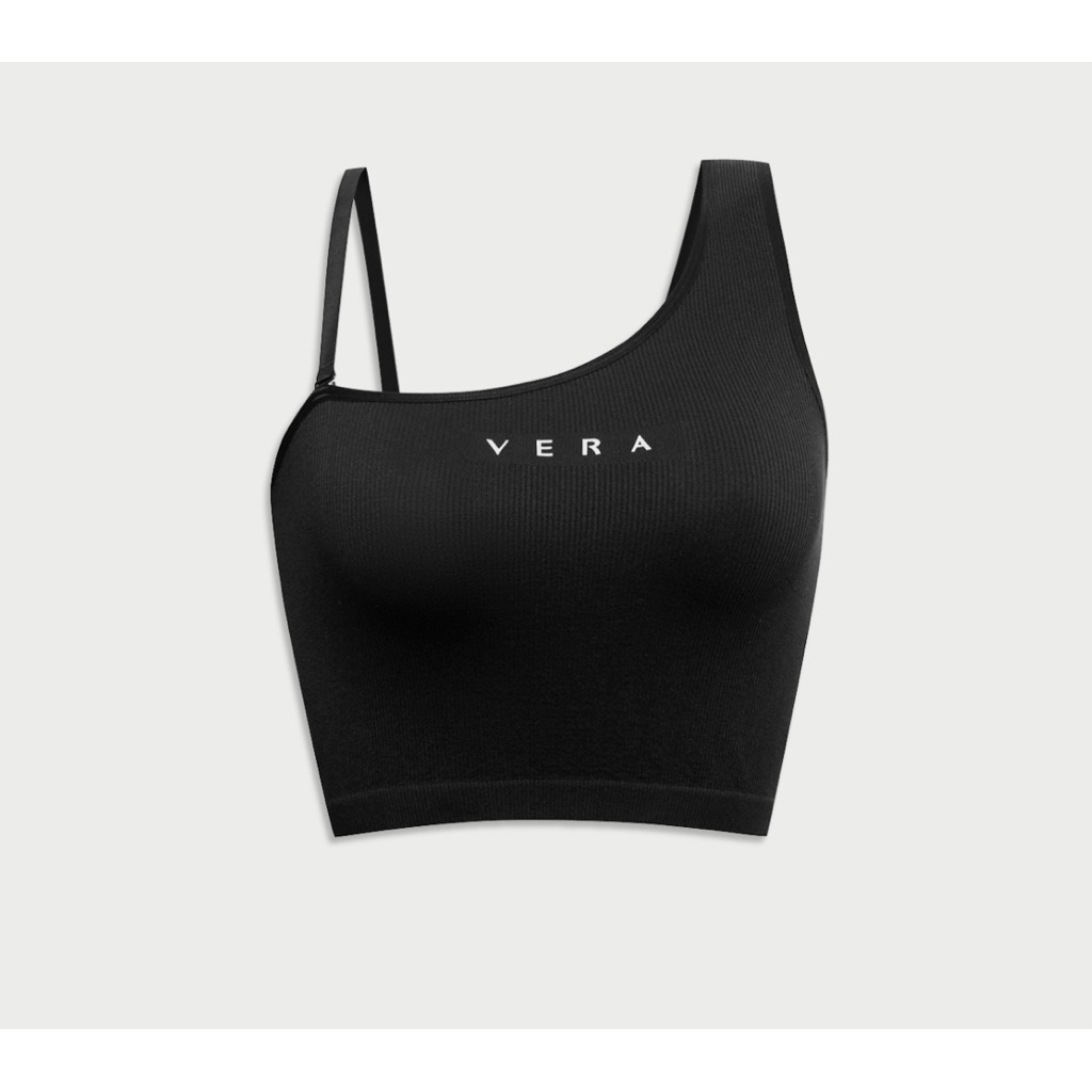 (size L) Áo crop top nữ Vera by Chipu nylon trơn - C0031