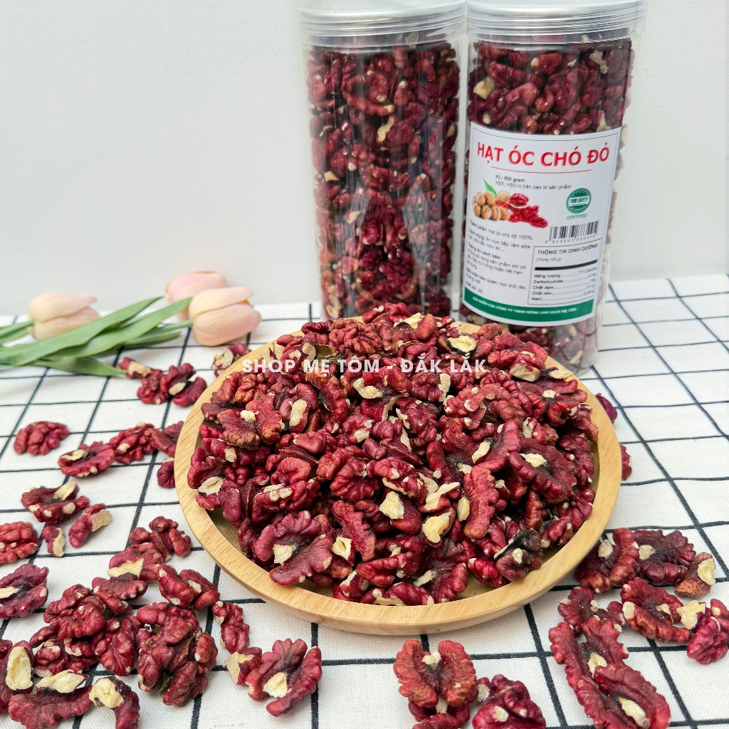 NHÂN ÓC CHÓ ĐỎ MỸ - ĐÃ TÁCH LẤY NHÂN