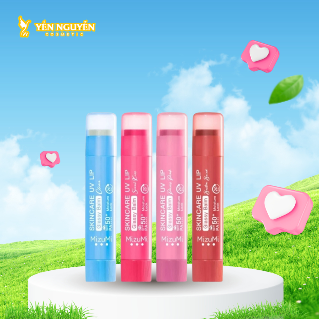 Son Dưỡng Môi Chống Nắng MizuMi Glassy Balm