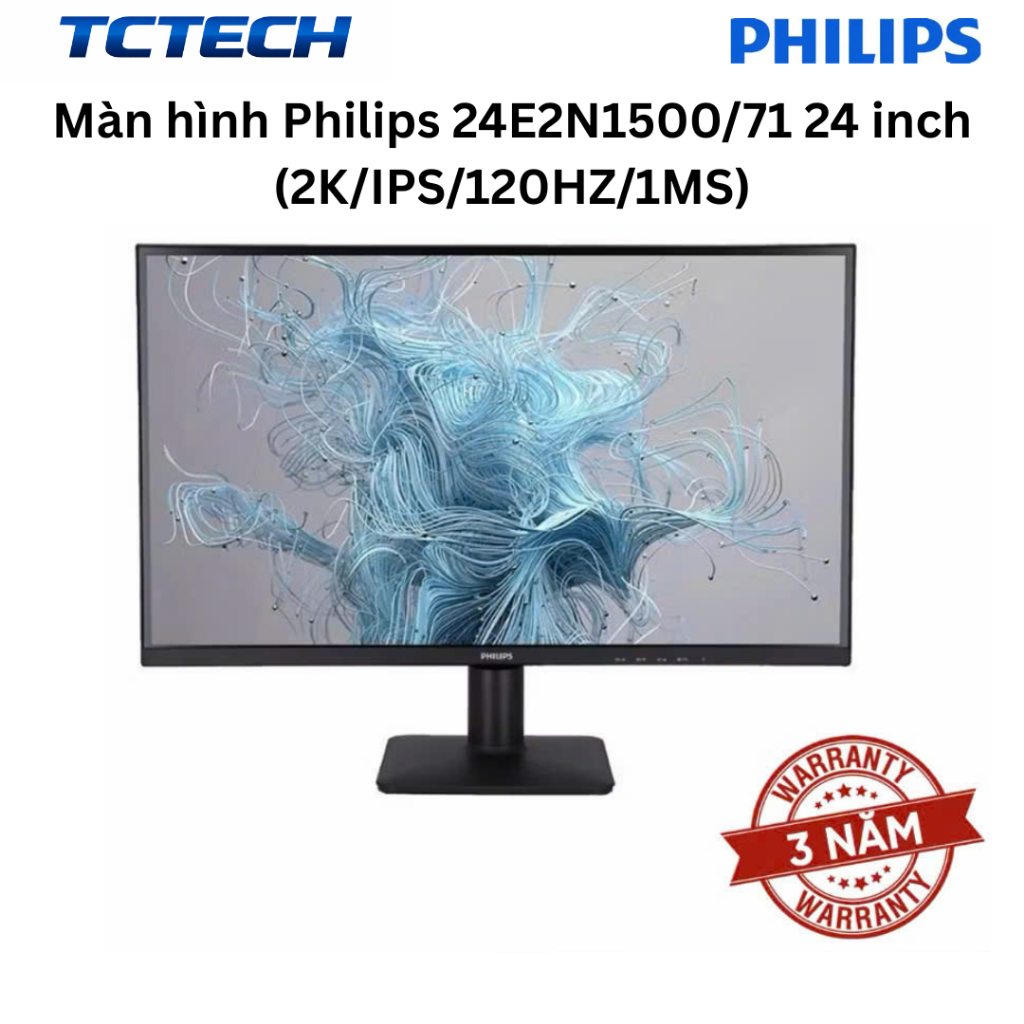 Màn hình Philips 24E2N1500/71 24 inch (2K/IPS/120HZ/1MS) Chính Hãng