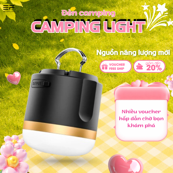 Đèn Camping Ecoflow - 5 Chế Độ Đèn Có Thể Tùy Chỉnh