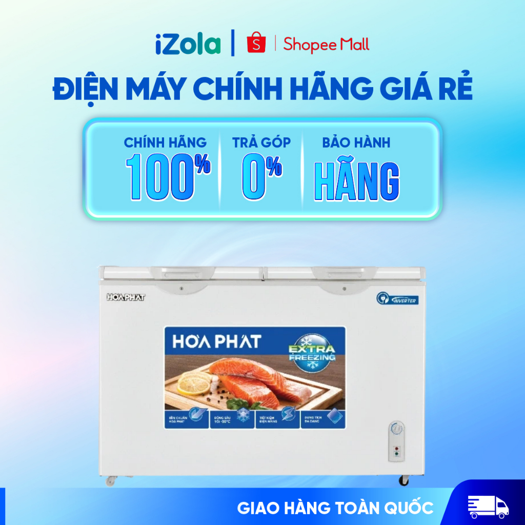 Tủ đông Hòa Phát Inverter 245L HPF BD8245 - Hàng chính hãng