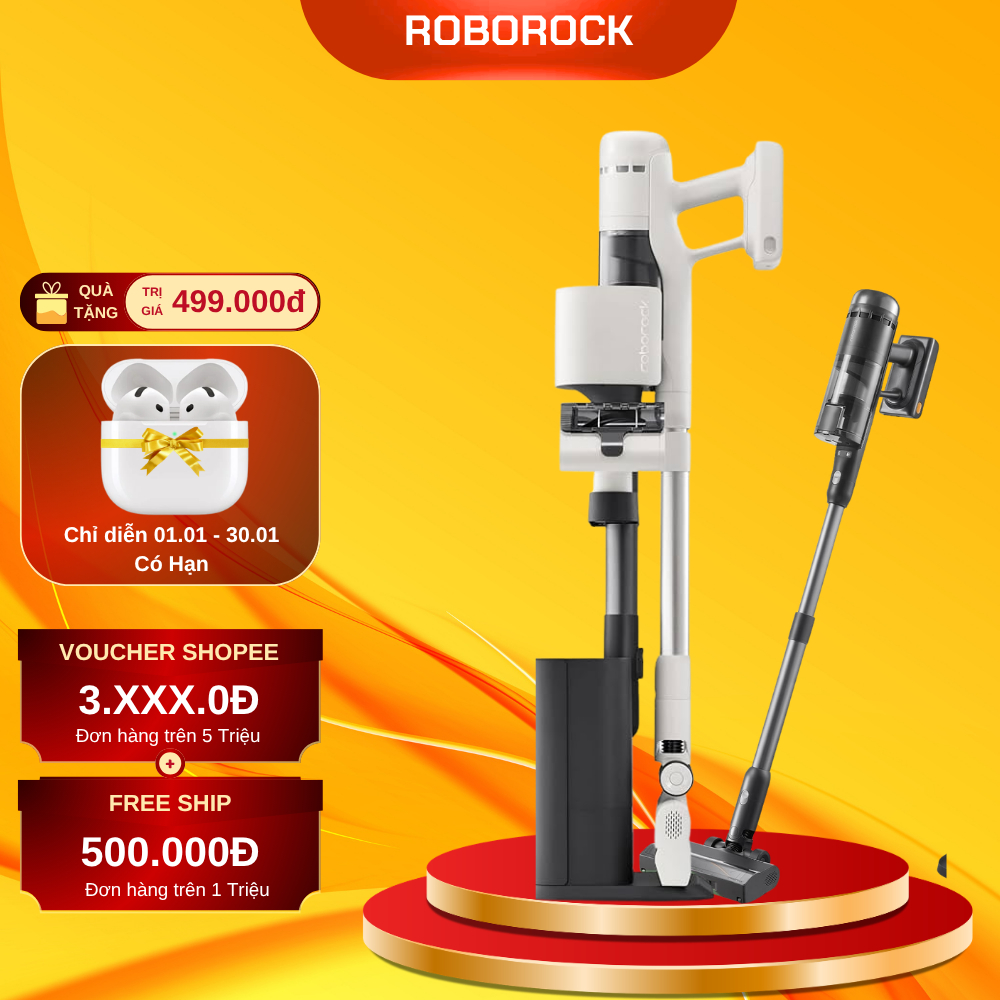 Máy Hút Bụi Cầm Tay Roborock H60 Hub Ultra 2026 3 In 1 – Bản Quốc Tế
