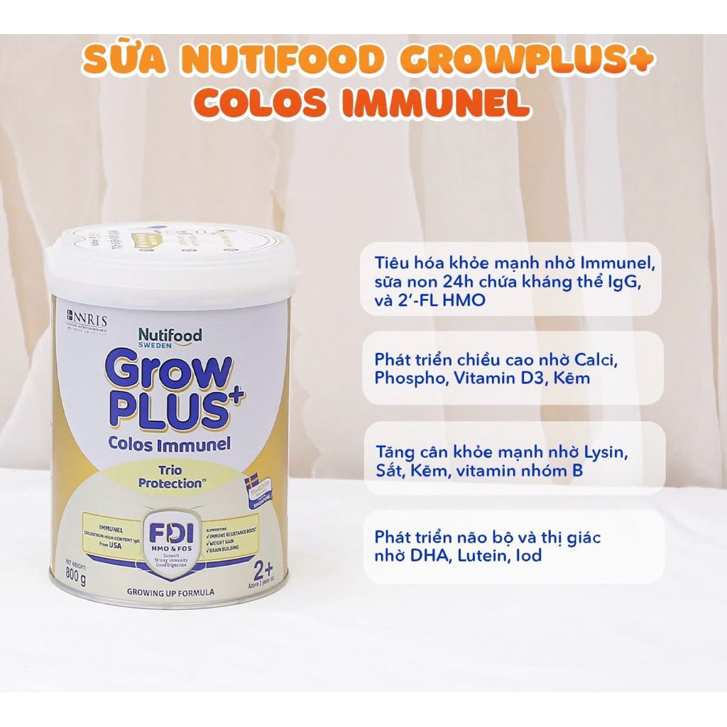 sữa bột grow plus nutifood
