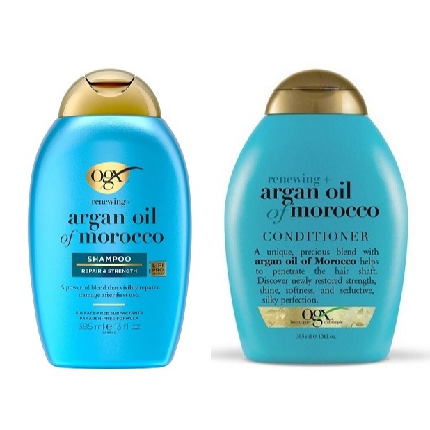 Dầu Gội / Dầu Xả OGX Argan Oil Giúp Phục Hồi Tóc Hư Tổn 385ml Renewing + Argan Oil of Morocco Shampo
