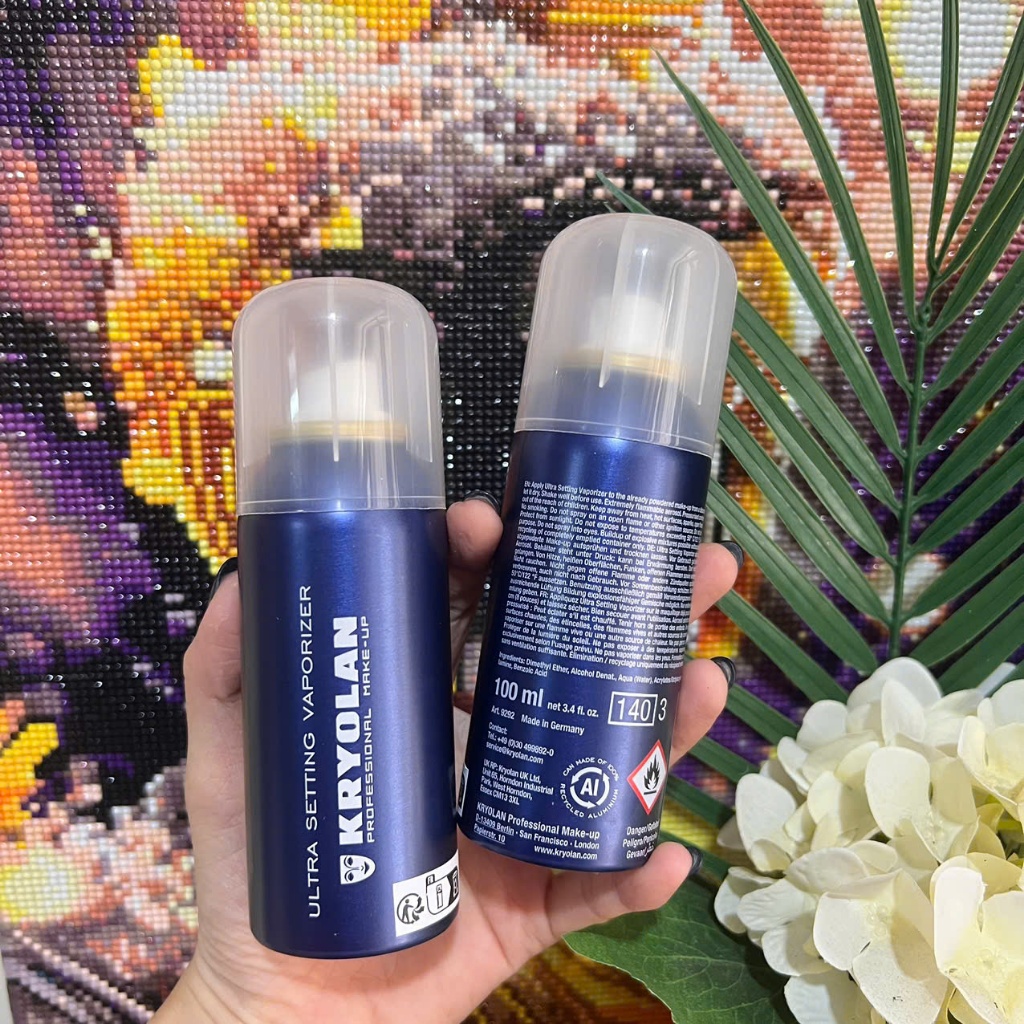 Xịt khoá nền Kryolan 100ml full size {chuẩn}