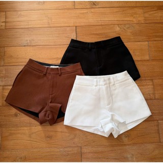 Quần short Túi Xéo 2 Lớp nữ HHVINTAGE kiểu ống rộng vải Bố Chéo dày dặn JPant A98