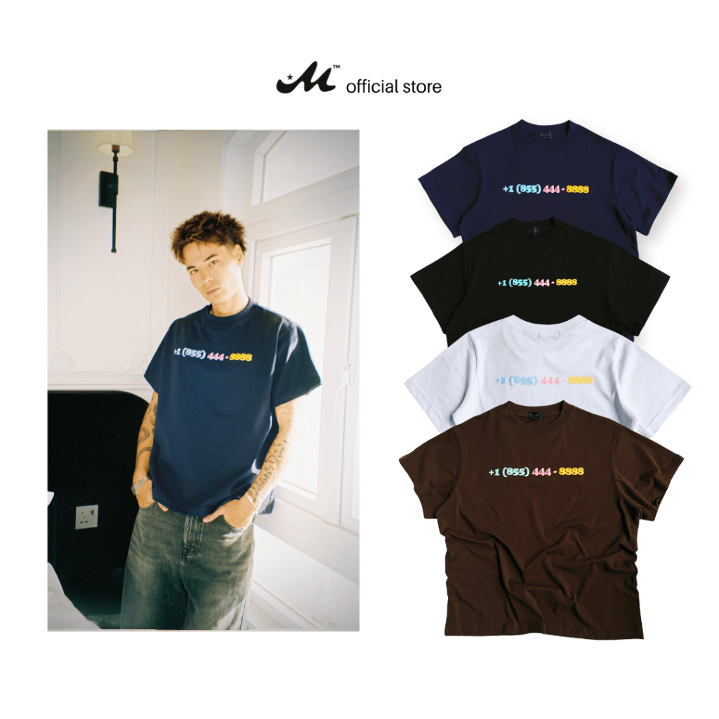 [MỞ BÁN] Áo Thun Local Brand MUZIK CLOTHING | CALL ME - Form Boxy, 100% Cotton 2 Chiều, 250gsm | T-C