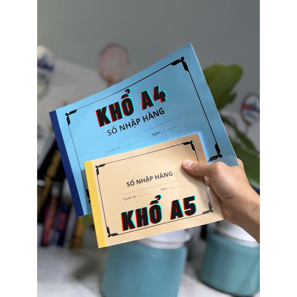Sổ nhập hàng A5 - 50 tờ in 1 mặt