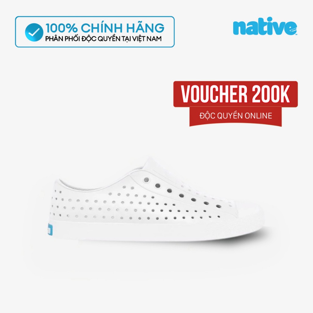 Giày Lười Unisex Native Jefferson Chính Hãng – Nhẹ, Chống Nước, Thoáng Khí