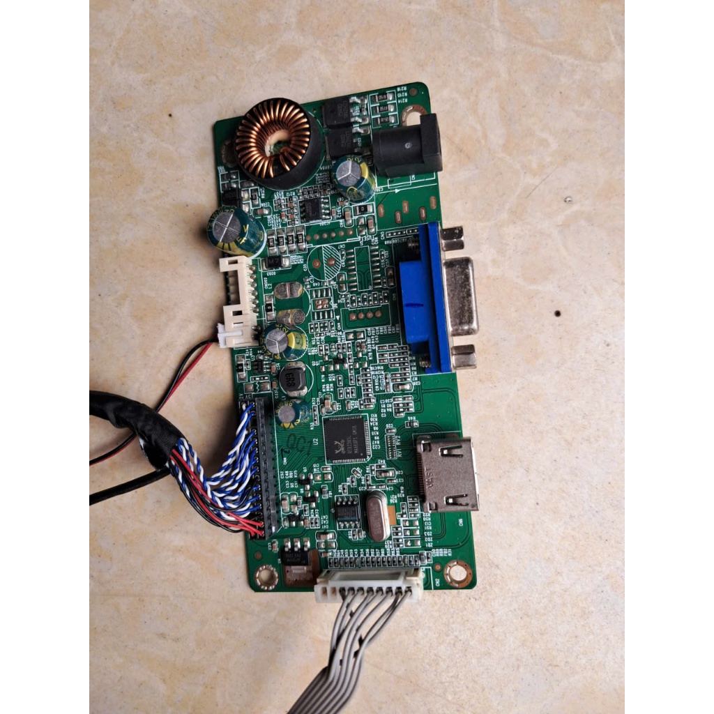 bo mạch màn hình máy tính GLOWY 27 inch (màn cong)  - đã qua sử dụng - Moadel: GLW27- tháo máy