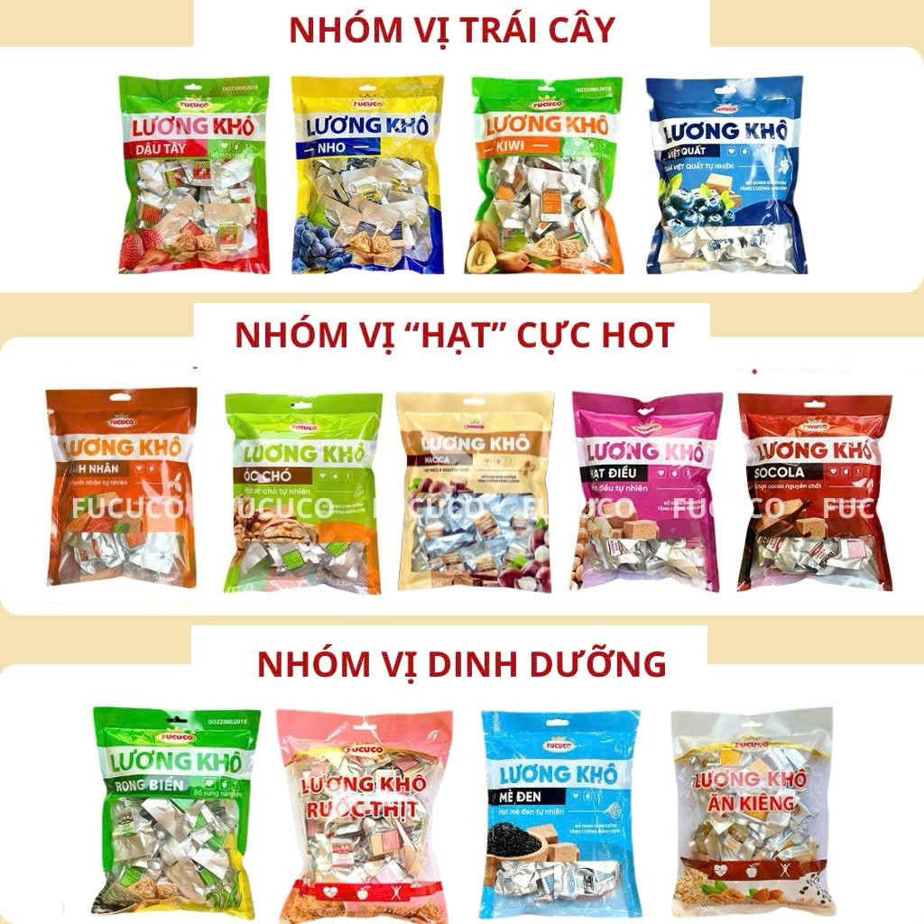 Lương khô Fucuco bịch 500g