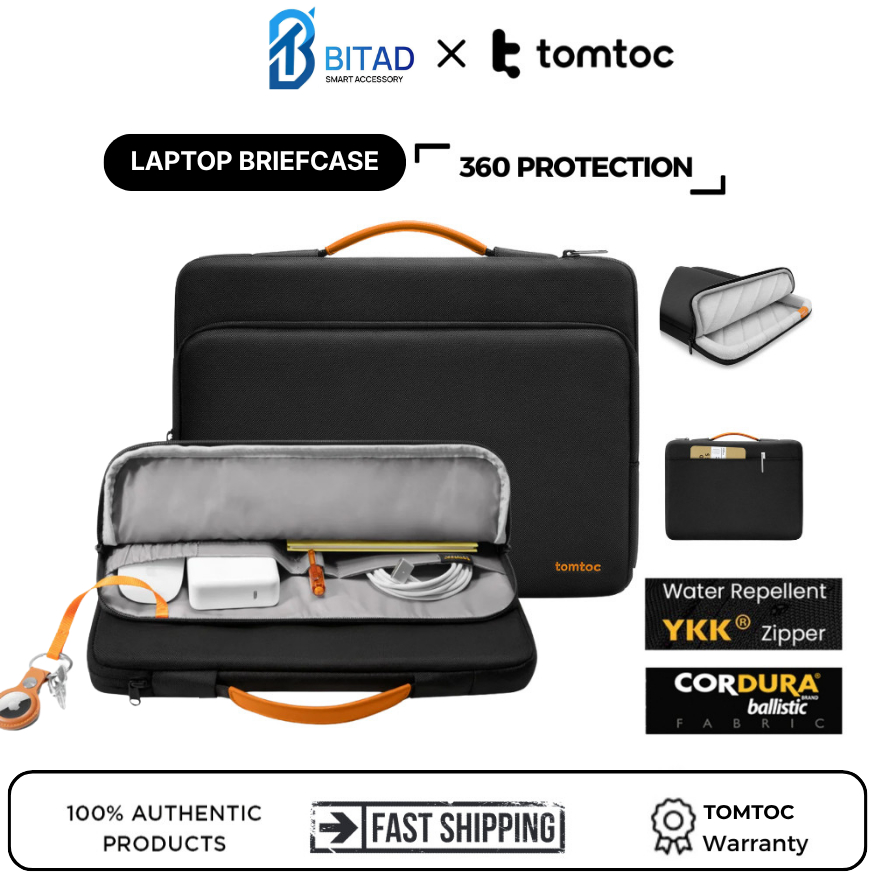 Túi chống sốc Tomtoc Briefcase Macbook-A14-Hàng Chính Hãng