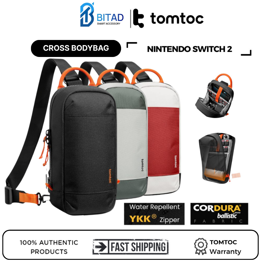 Túi Đeo Chéo Tomtoc Đựng Pocket 3/Phụ Kiện/Nintendo Switch 2-G49S1-Hàng Chính Hãng