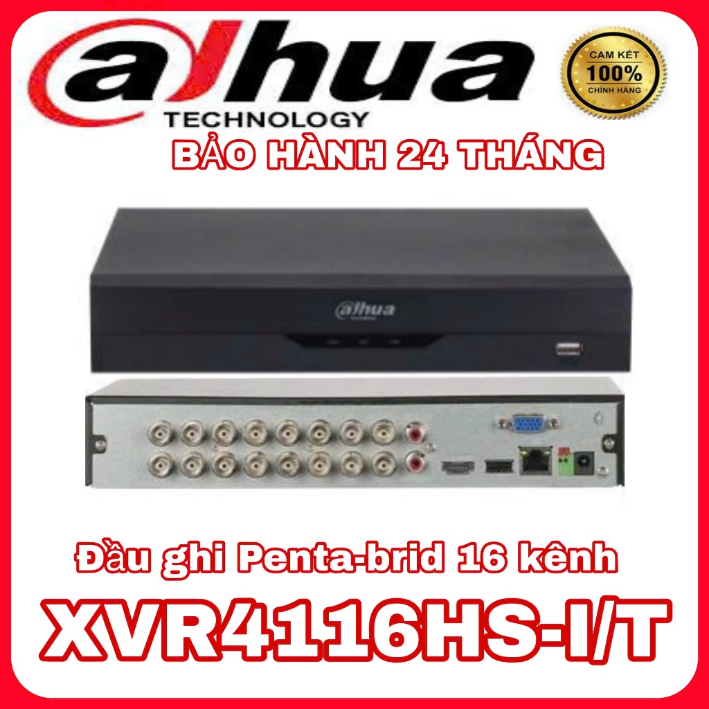 Đầu ghi Penta-brid 16 kênh DAHUA DH-XVR4116HS-I/T