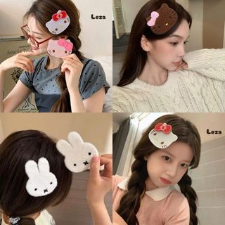 LEZA - Dán Mái Nữ Cỡ Lớn Hình Mèo HelloKitty Siu Dễ Thương. Giúp mái tóc gọn gàng. Phong cách dễ thương Hàn Quốc