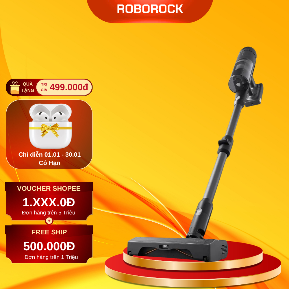 Máy Hút Bụi Cầm Tay Không Dây Roborock H60 Ultra - Bản Quốc Tế