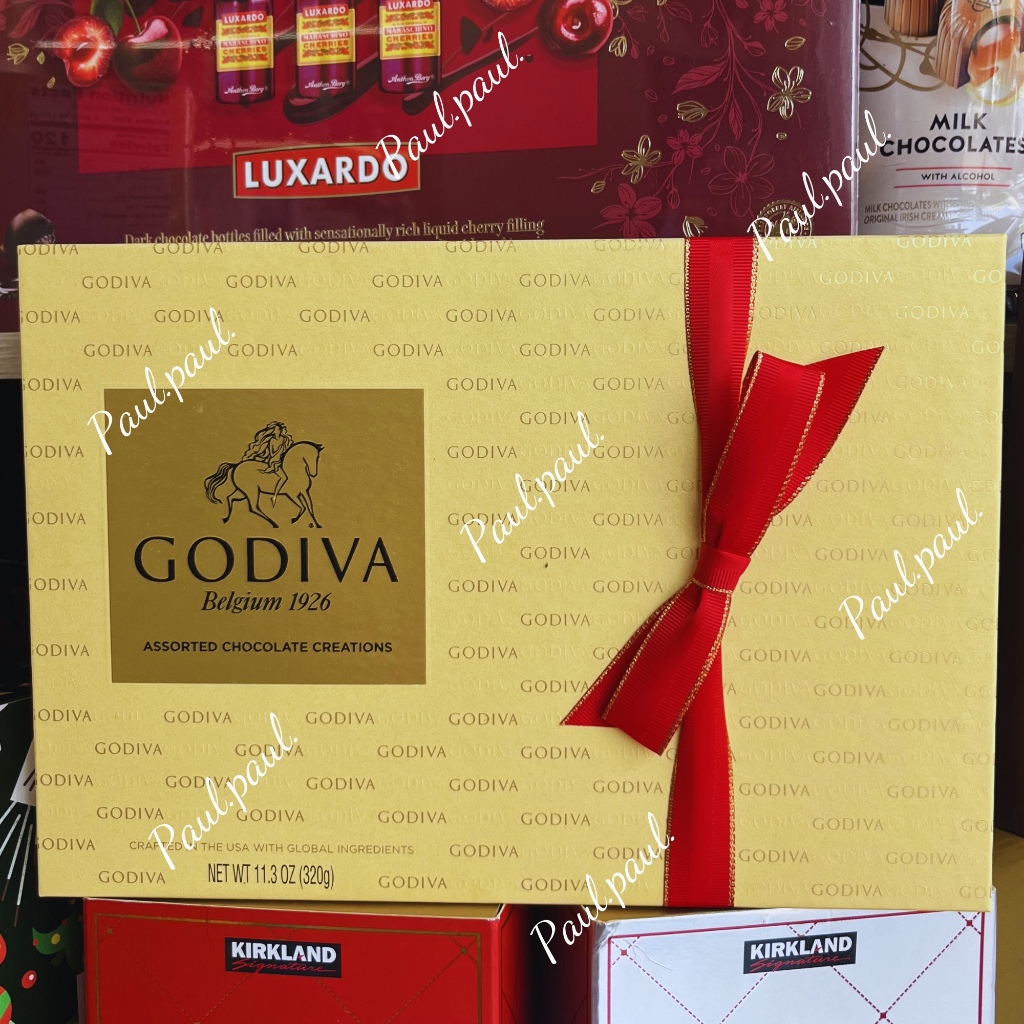 KẸO SÔ CÔ LA ĐỦ VỊ GODIVA HOLIDAY ASSORTED CHOCOLATE CREATIONS GIFT BOX 320G