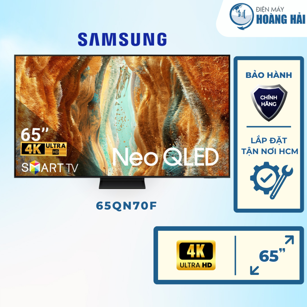 65QN70F | Smart Tivi Neo QLED Samsung AI 4K 65 inch 65QN70F - Hàng chính hãng