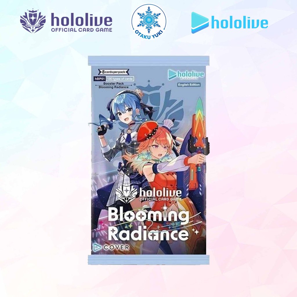[ENG] Gói Thẻ Pack Card Hololive OCG Official Card Game Vol.1 Blooming Radiance