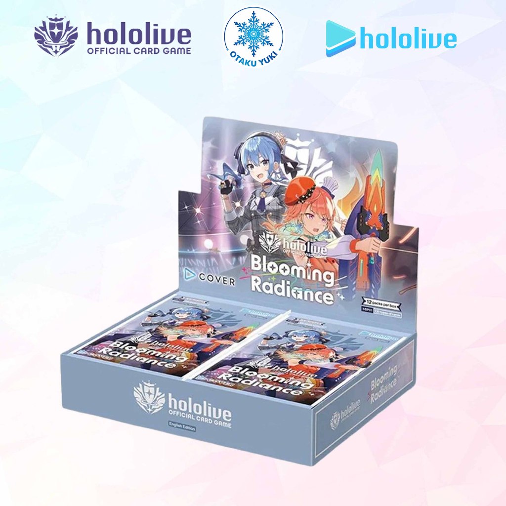 [Booster BOX ENG] Hộp Thẻ Bài Card Hololive OCG Official Card Game Vol.1 Blooming Radiance