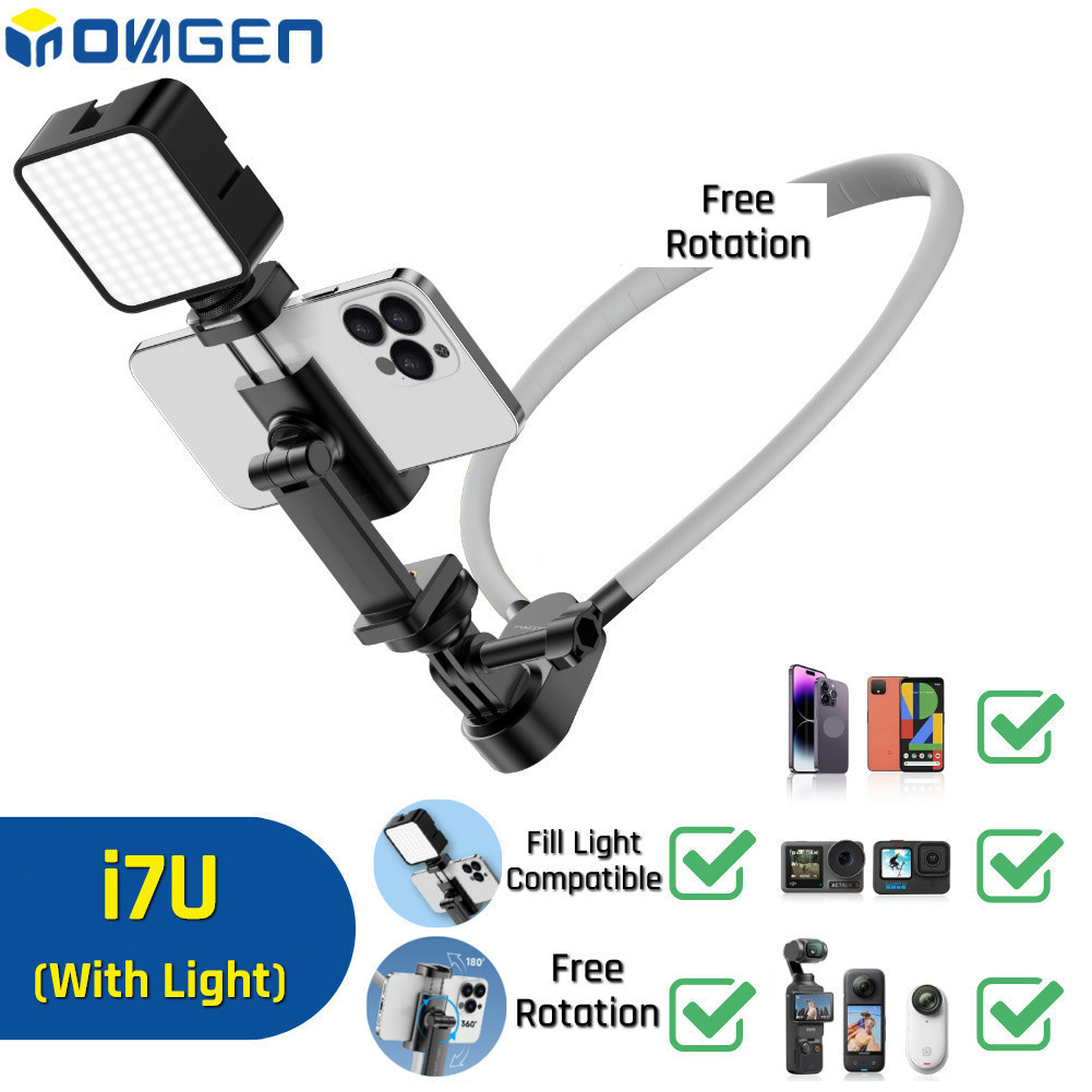 Giá đỡ cổ INOVAGEN POV / Vlog cho điện thoại và máy ảnh hành động GoPro Max, DJI, Insta360, Chống ru