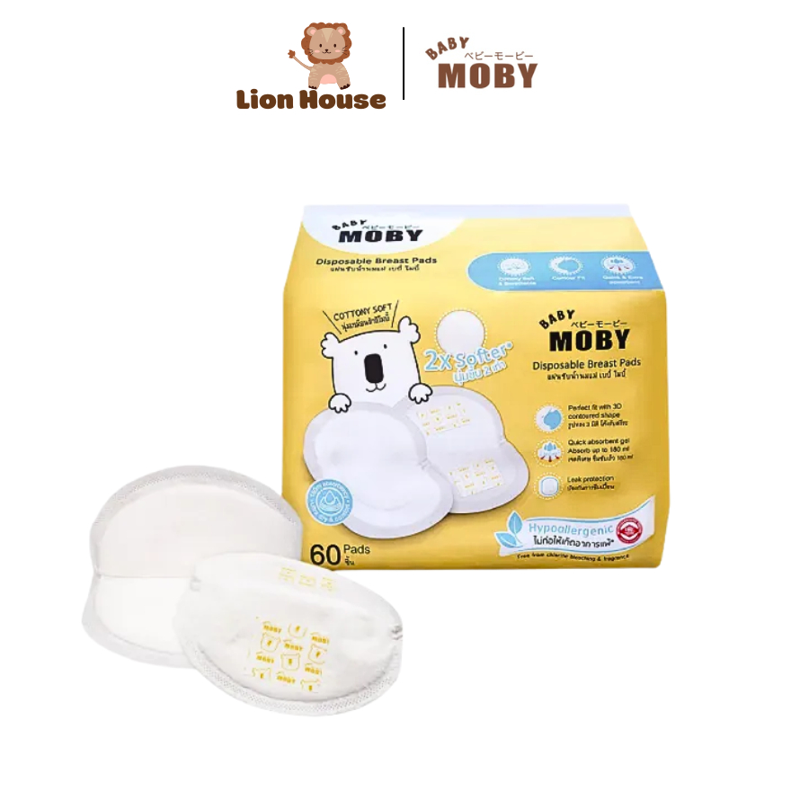 Bịch thấm sữa Moby Thái Lan ( 60 miếng lót)