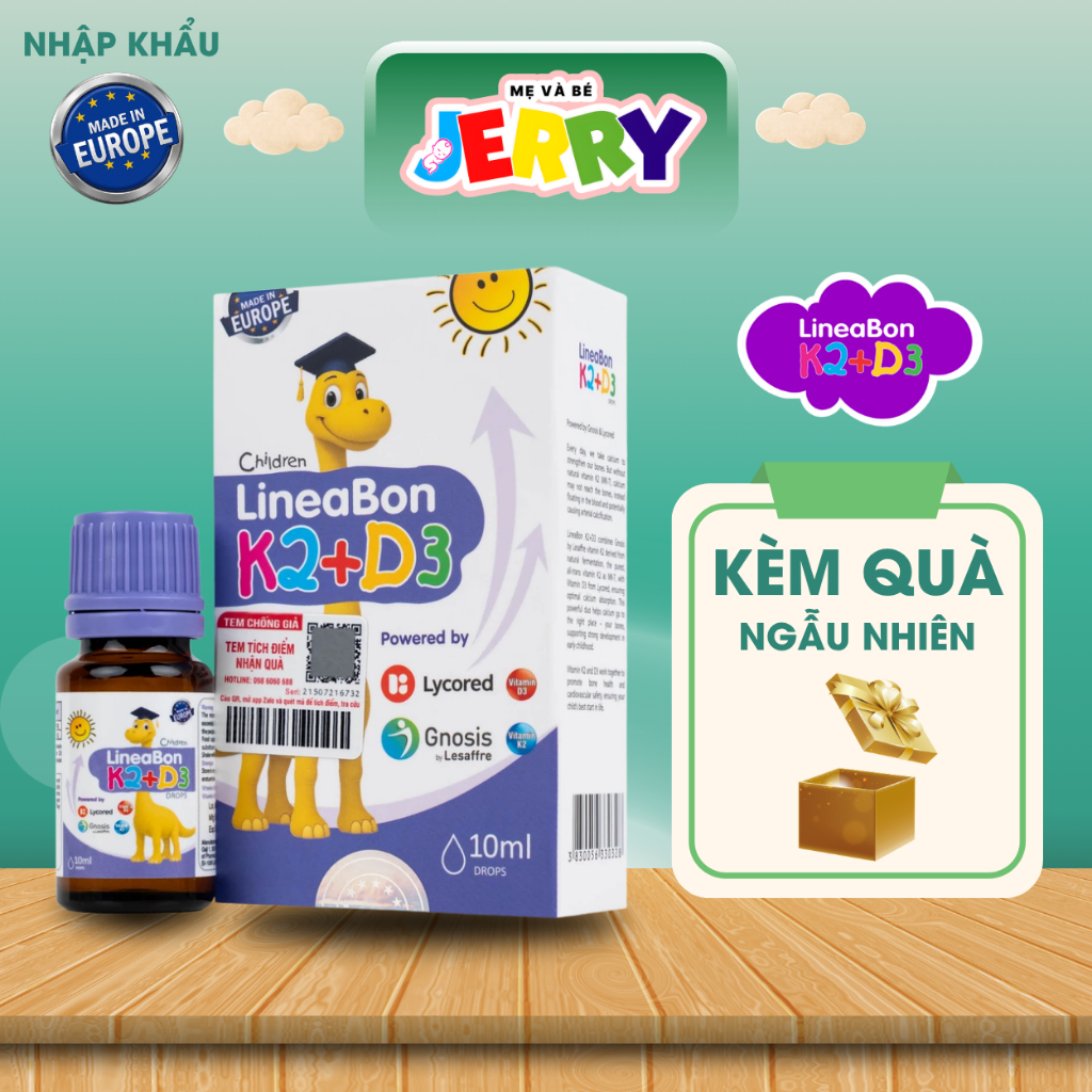 LineaBon Vitamin K2 D3 MK7 Hộp 10ml