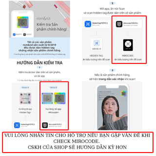 Son Tint Bóng Romand Glasting Water Tint 4g