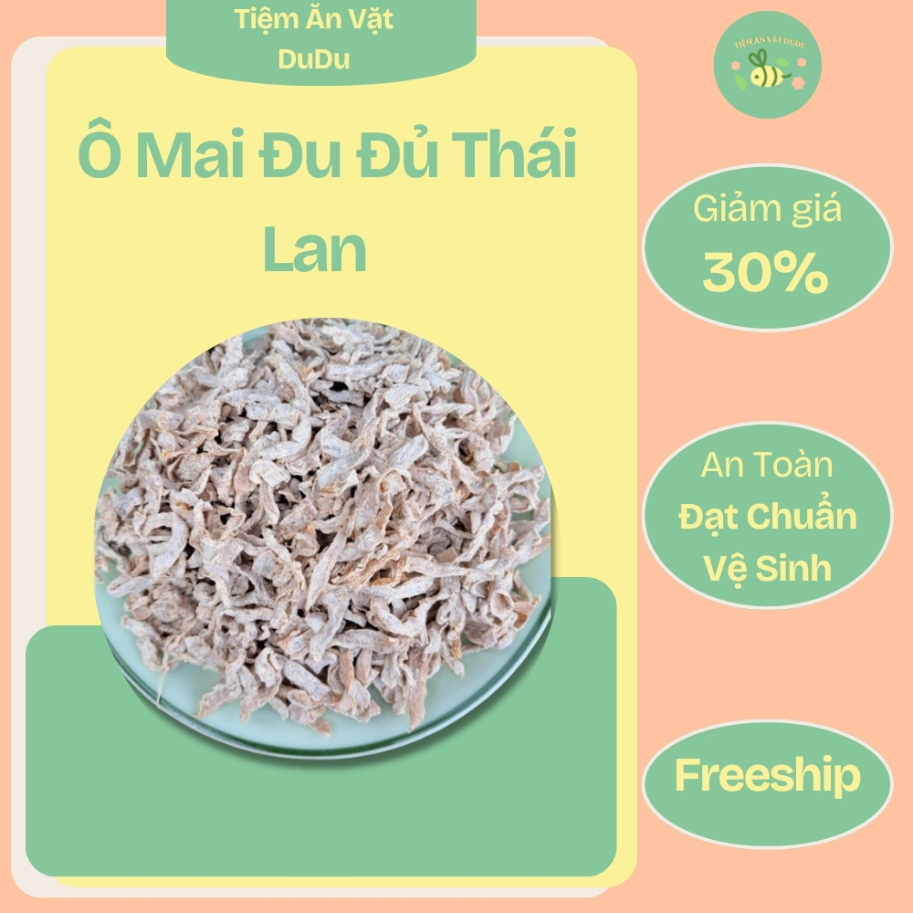 Ô Mai Thái Đu Đủ, Ô Mai Dây Đu Đủ Sợi, Ô Mai Giun Đu Đủ Chua Ngọt Thơm Ngon - Ăn Vặt Tuổi Thơ