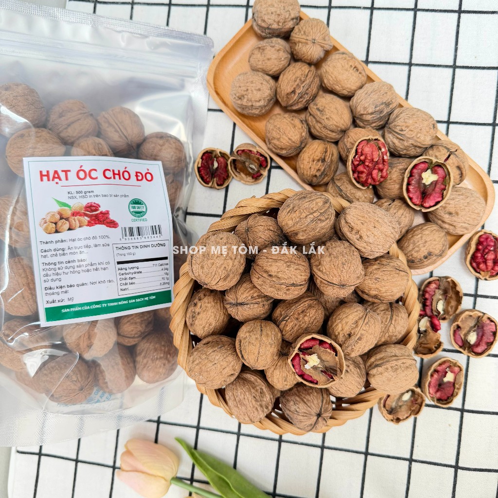 500Gram ÓC CHÓ ĐỎ (NGUYÊN VỎ hoặc NHÂN) (CÓ XUẤT HÓA ĐƠN CÔNG TY)