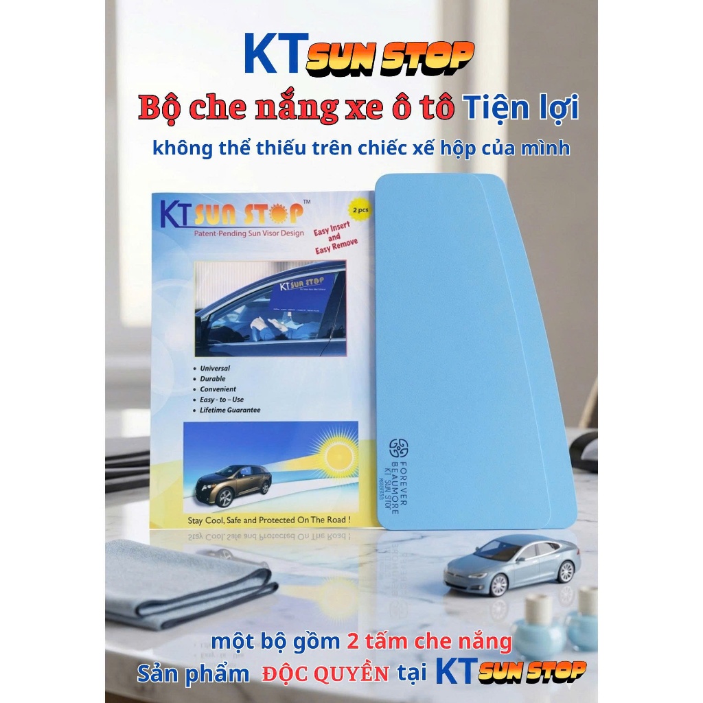 Miếng nhựa che nắng KT Sunstop Forever Beaumore