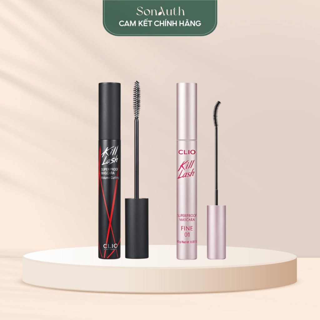 Chuốt mi Clio Kill Lash Superproof Mascara 7g (Nhập khẩu chính hãng)