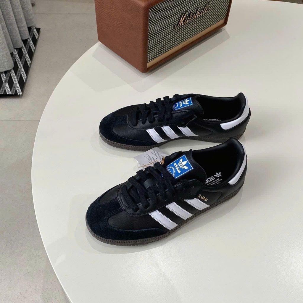 [CHINH HANG] GIÀY THỂ THAO THỜI TRANG SAMBA OG 𝙎𝘼𝙈𝘽𝘼 𝙊𝙂  𝘽𝙇𝘼𝘾𝙆 “𝘽75807”